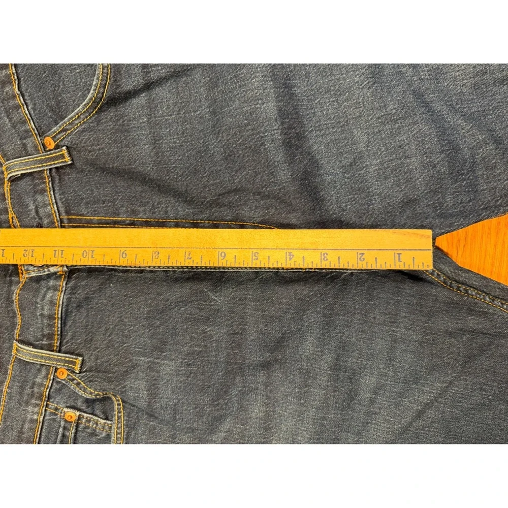 Levis 505 Jeans Mens 38x34 Regular Fit Straight Leg‎ Blue Denim Classic